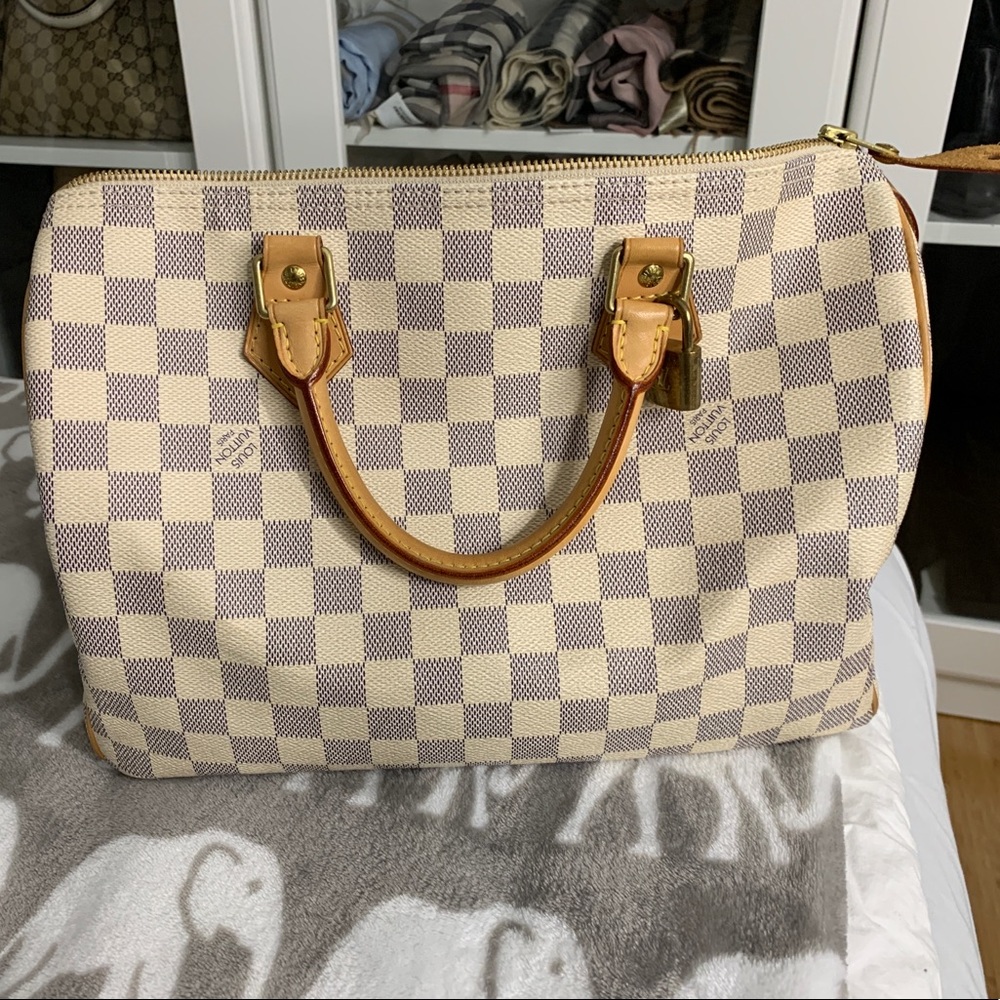 Louis Vuitton Damier azur Speedy 30